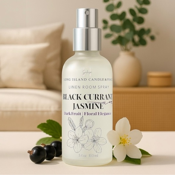 Black Currant & Jasmine Room Spray | Dark Fruit & Floral Elegance | 3.4oz New - Picture 1 of 5
